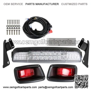 Golf Cart LED Light Bar Kit With LED Taillights For 1996-2013 EZGO TXT