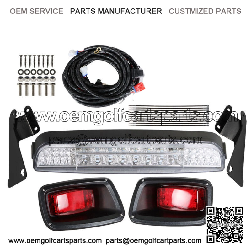Golf Cart LED Light Bar Kit With LED Taillights For 1996-2013 EZGO TXT