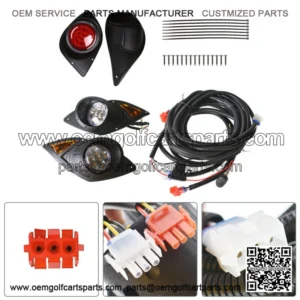 FOR YAMAHA G29 Drive GAS OR ELECTRIC Golf Cart LED Headlight & Tailight 2007+