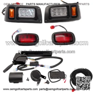 For Club Car DS Carts 1993-UP Golf Cart LED Headlight and Tail Light Kit