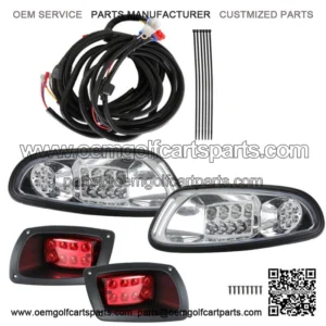 LED Light Kit LED Headlights / LED Tail Lights For EZGO RXV golf cart 2016+ New