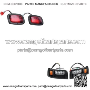 LED Headlight Tail Light Kit for Golf Cart Club Car DS 1993+ 1993-UP