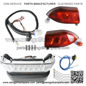 For Club Car Precedent 2004-2008 Golf Cart LED Headlight Tail Light Kit 12V