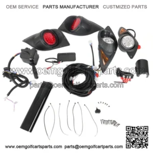 12V LED Light Kit + Turn Signal Horn Brake For Yamaha G29 YDR Drive 2007+ Golf