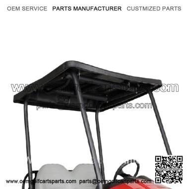 Club Car XRT 1550, Black Canopy Top Kit
