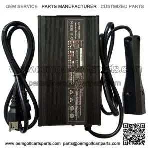 48 Volt 10 Amp Golf Cart Battery Charger Fit EZGO RXV TXT 3-Pin Connector