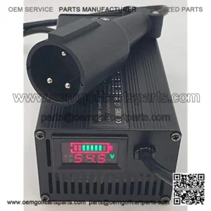 48V Club CAR Golf Cart Battery Charger Large LED Display 48 Volt Round 3 PIN