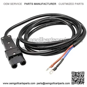 N.o 1 Accesorio Yamaha 48V Mac DC Cargador Plug con Cable para Electric G19/G22/G29, Carrito de Golf | Cargador Lateral JR1-H235A-00, Cable DC, 130in