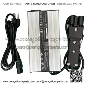Yamaha - Cargador port??til para carrito de golf, 48 V, 48 V, accesorios para carrito de golf, cargador de bater??as con enchufe G19/G22, mango de 2 pines, repuesto para carrito de golf Yamaha