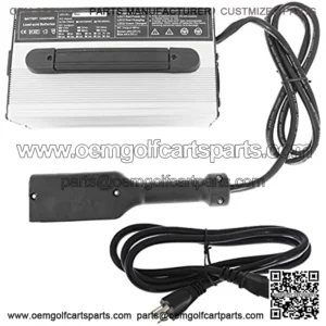 36 Volt 15 Amp Battery Charger Replacement for EZGO TXT Golf Cart 96-Up D Style Powerwise Handle
