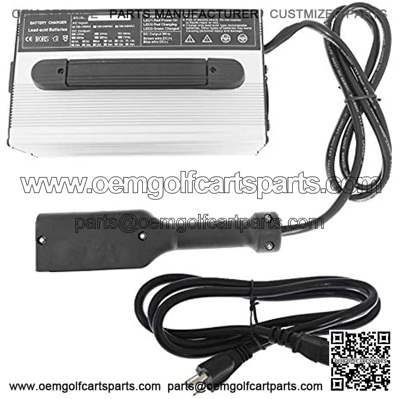 36 Volt 15 Amp Battery Charger Replacement for EZGO TXT Golf Cart 96-Up D Style Powerwise Handle