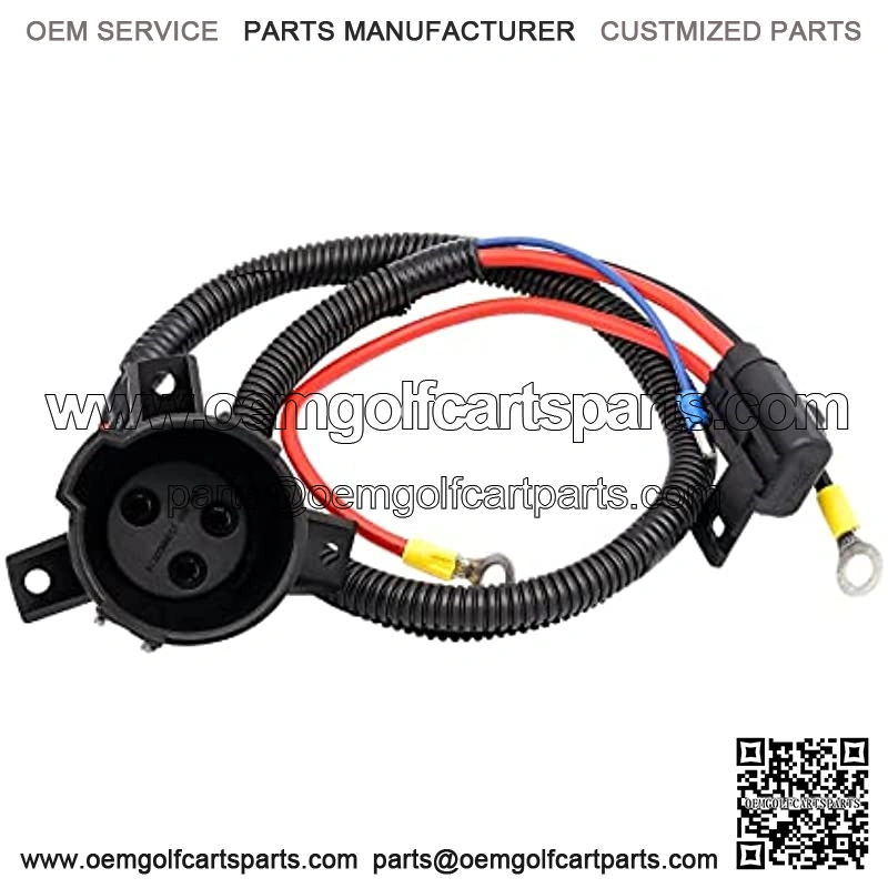 Golf Cart Charger DC Receptacle for 2014-UP Club Car Precedent/Tempo Electric OEM# 105137401