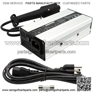 48Volt 6A 3Pin Golf Cart Battery Charger with Plug Portable Golf Cart Accessories Compatible with Golf Cart G29 Years 2007 Up