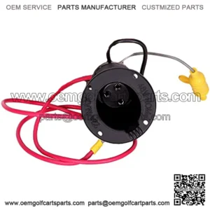 48 Volt Golf Cart Charger Receptacle and Fuse Assembly | Electric Golf Cart Parts for Club Car 101802101