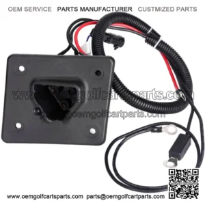 602529 For EZGO TXT / RXV Charger Receptacle 48V Golf Cart With Delta-Q Charger