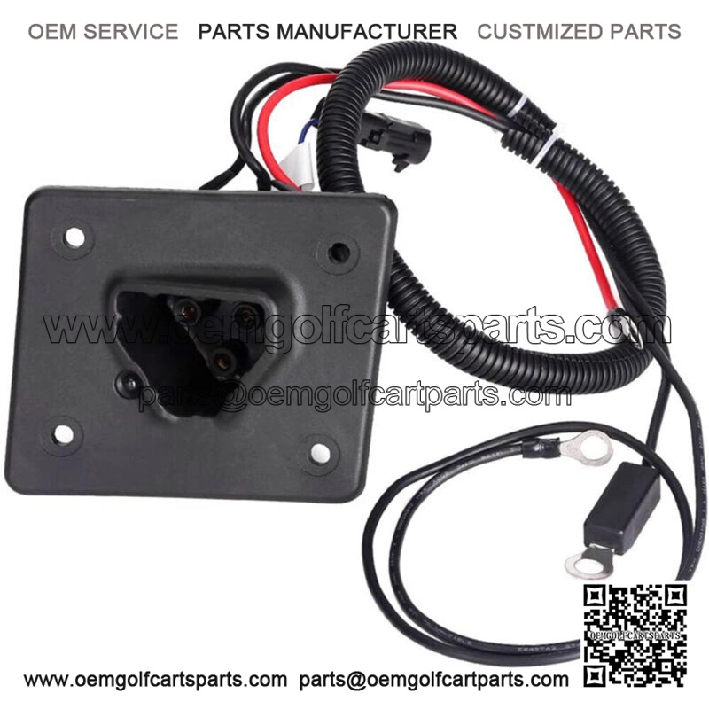 602529 For EZGO TXT / RXV Charger Receptacle 48V Golf Cart With Delta-Q Charger