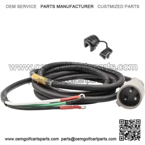 48V Charger Plug DC Cord Plug, Fits 1995-2013 Club Car DS Precedent Golf Carts