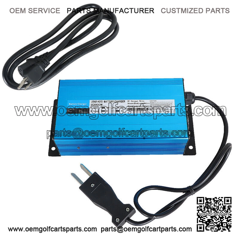 36 Volt 20 AMP Crowfoot Plug Golf Cart Battery Charger for Club Car, EZGO,Yamaha