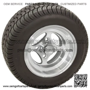 10" Machined Wheels with Street Low Profile Tire Options Combo