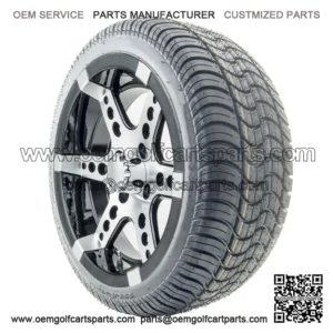14" RX260 Machined Wheels and Tires Combo
