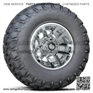 Alloys 10" Chrome Wheels with Hammer Tire Combo