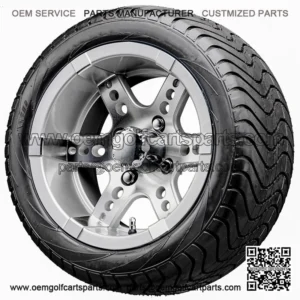 12" RX251 Machined Wheels and Tires Combo