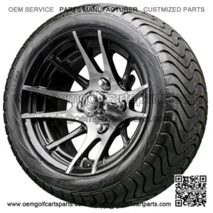 12" RX101 Machined Wheels and Tires Combo