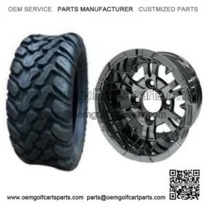 22x11-12" Tire/Wheel Combo (22" Tall Premounted)