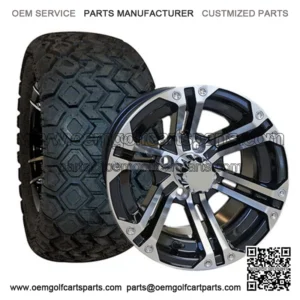 22x10.5-12" Tire/Wheel Combo (22" Tall Pre-Mounted)