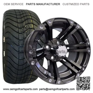 215/40-12" Tire & Wheel Combo (18.5" Tall Premounted)