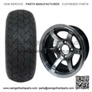 20x10-12" Street Tire/Wheel Combo (20" Tall Premounted)