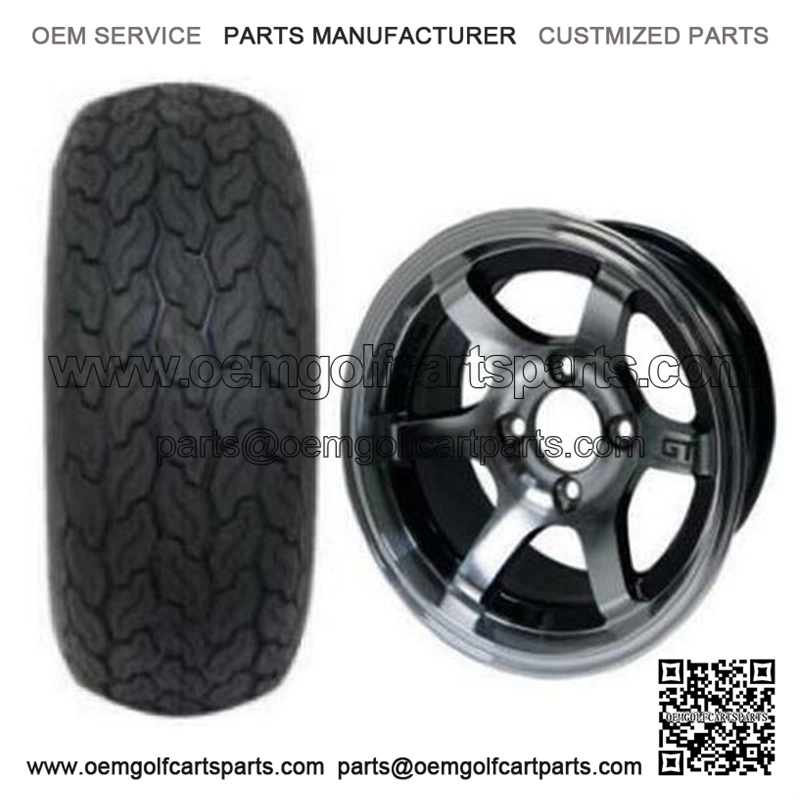 20x10-12" Street Tire/Wheel Combo (20" Tall Premounted)