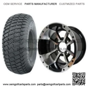 23x10.5-12" Turf Tire/Wheel Combo (23" Tall Premounted)