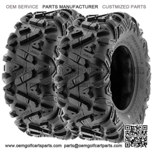 A033 ATV UTV Tires Set of 2 ,6 Ply (25x10-12)