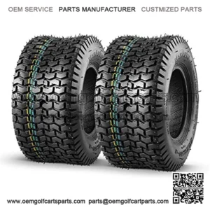 2 Pcs 13x6.50-6 Turf Tire Mower Lawn and Garden Tractor, 4PR
