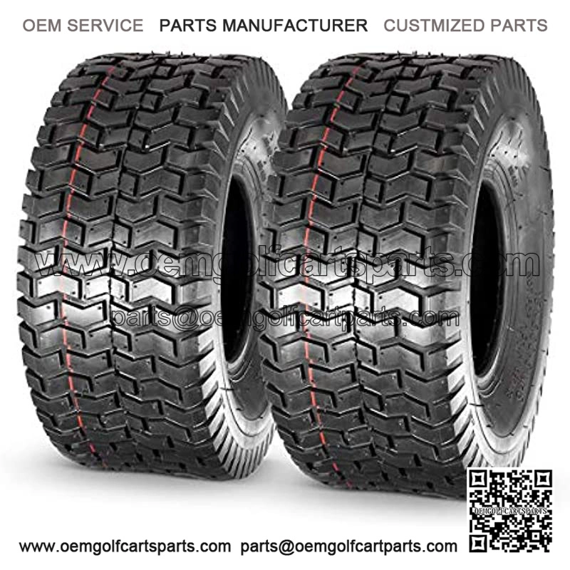 15x6.00-6nhs Lawn Mower Tires, 4PR, P512, Set of 2