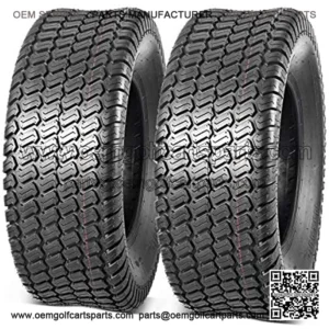 24X9.50-12 Turf Lawn Mower Tractor Riding Tire P332 4PR Load Range B,2Pcs