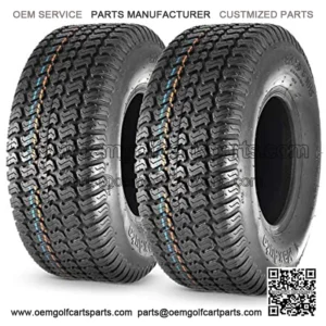 18X6.50-8 18x6.5x8 Turf Saver Lawn Mower Tire 4PR, Set of 2