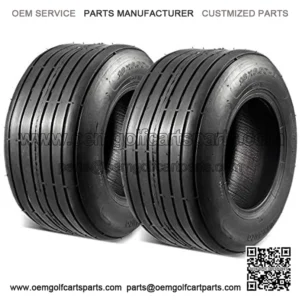 2 Pcs Straight Rib Lawn & Garden Tire - 16x6.50-8