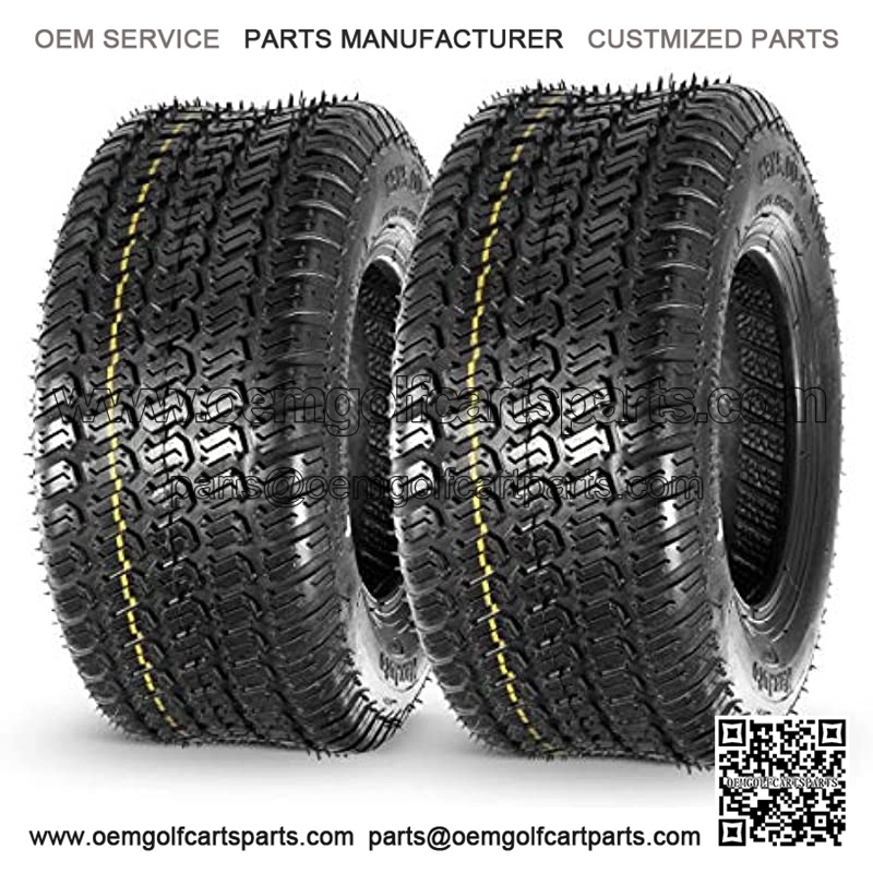 13x5.00-6 13x5x6 Turf Tires for Lawn and Garden Mower,4PR,P332, Set of 2