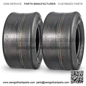 11x6.00-5 Smooth Lawn & Garden Tire for Zero Turn Mower or Go-Kart,2Pcs