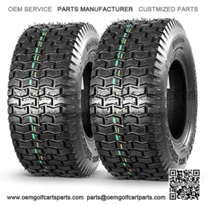 2 Pcs 11x4X5 11x4.00-5 Turf Tire for Lawn & Garden Mower, P512 LRA