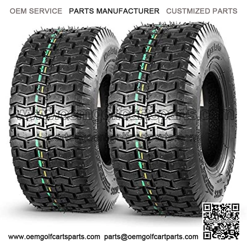 2 Pcs 11x4X5 11x4.00-5 Turf Tire for Lawn & Garden Mower, P512 LRA