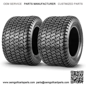 2Pcs Lawn & Garden Turf Tire 18x10.50-10 18x10.50x10 Tubeless 4 Ply P332