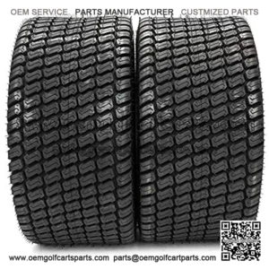 2Pcs New 4PLY 24x12.00-12 Tires 24x12x12 Turf Lawn Mower Tires