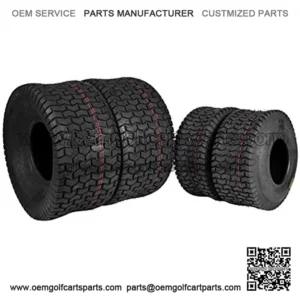 4 New MASSFX Lawn Mower Tires 15x6-6 20x10-8 4 PLY Four Pack