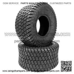 2Pcs 18x9.50-8 Lawn Mower Garden Turf Golf Cart Tires 18x9.50x8 Tubeless 4PR