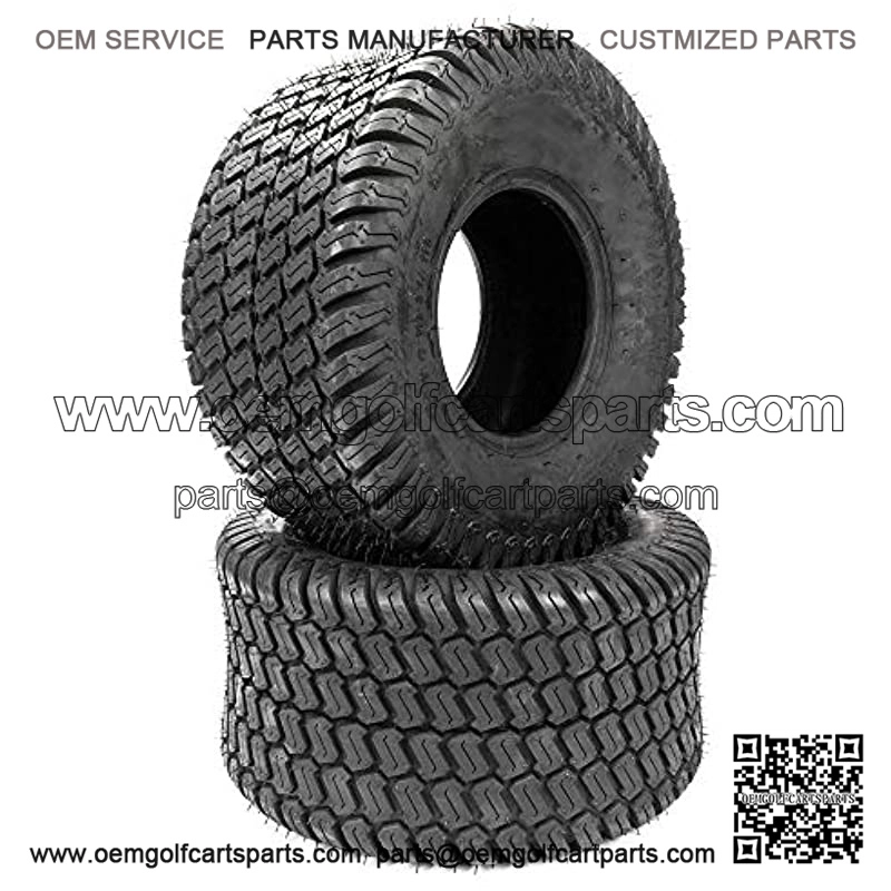 2Pcs 18x9.50-8 Lawn Mower Garden Turf Golf Cart Tires 18x9.50x8 Tubeless 4PR