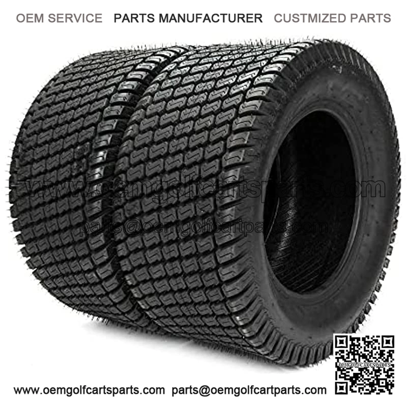 2Pcs Lawn Mower Turf Tires 20x10-8 Tractor Turf Garden Golf Cart Tires 20x10x8 4PR Tubeless