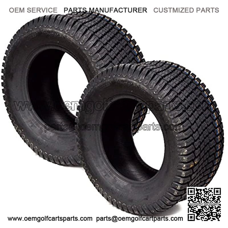 2PK 23x9.5-12 23x9.5x12 23x9.50x12 23x9.50-12 Lawn & Garden Mower Golf Cart Turf Tires 4PLY 4PR P332 Compatible with Kubota, Toro, Scag, Wright, Bocat